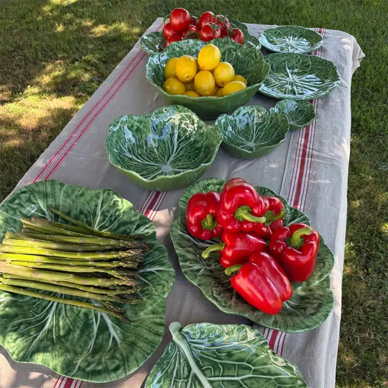 Melamine Cabbage Round Platter Large 40cm