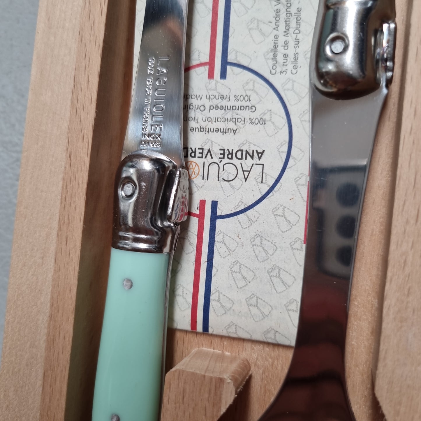 VERDIER Salad Servers - Pale Green