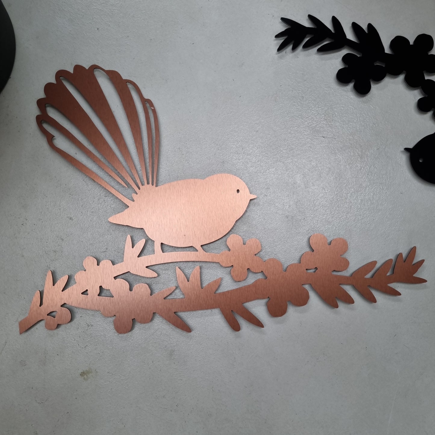 Fantail on Manuka (Brushed Copper) - Outdoor / Indoor