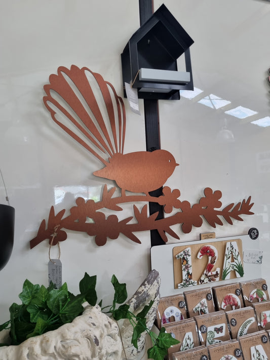 Fantail on Manuka (Brushed Copper) - Outdoor / Indoor