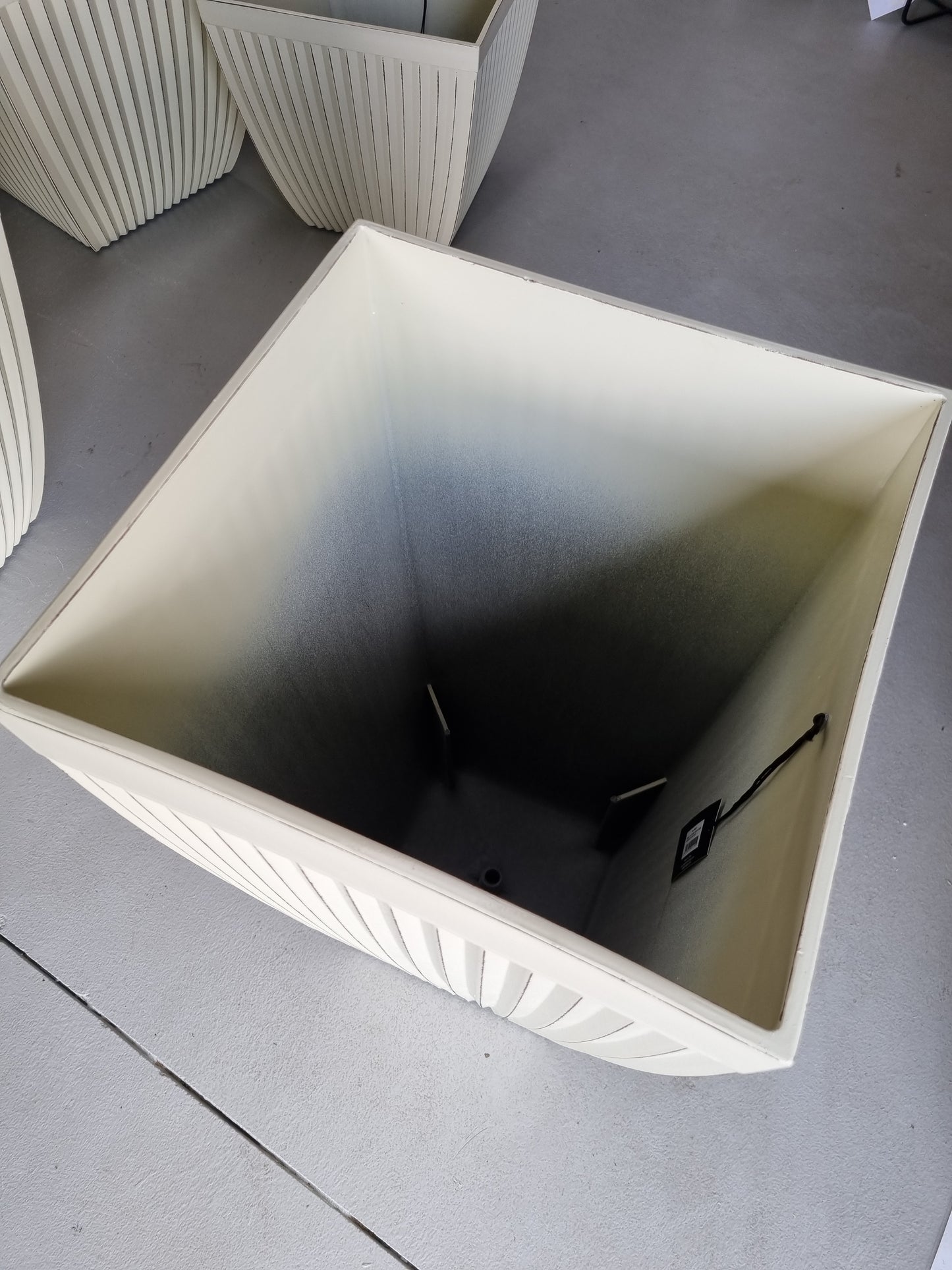 Vintage Square Lite Weight Planters