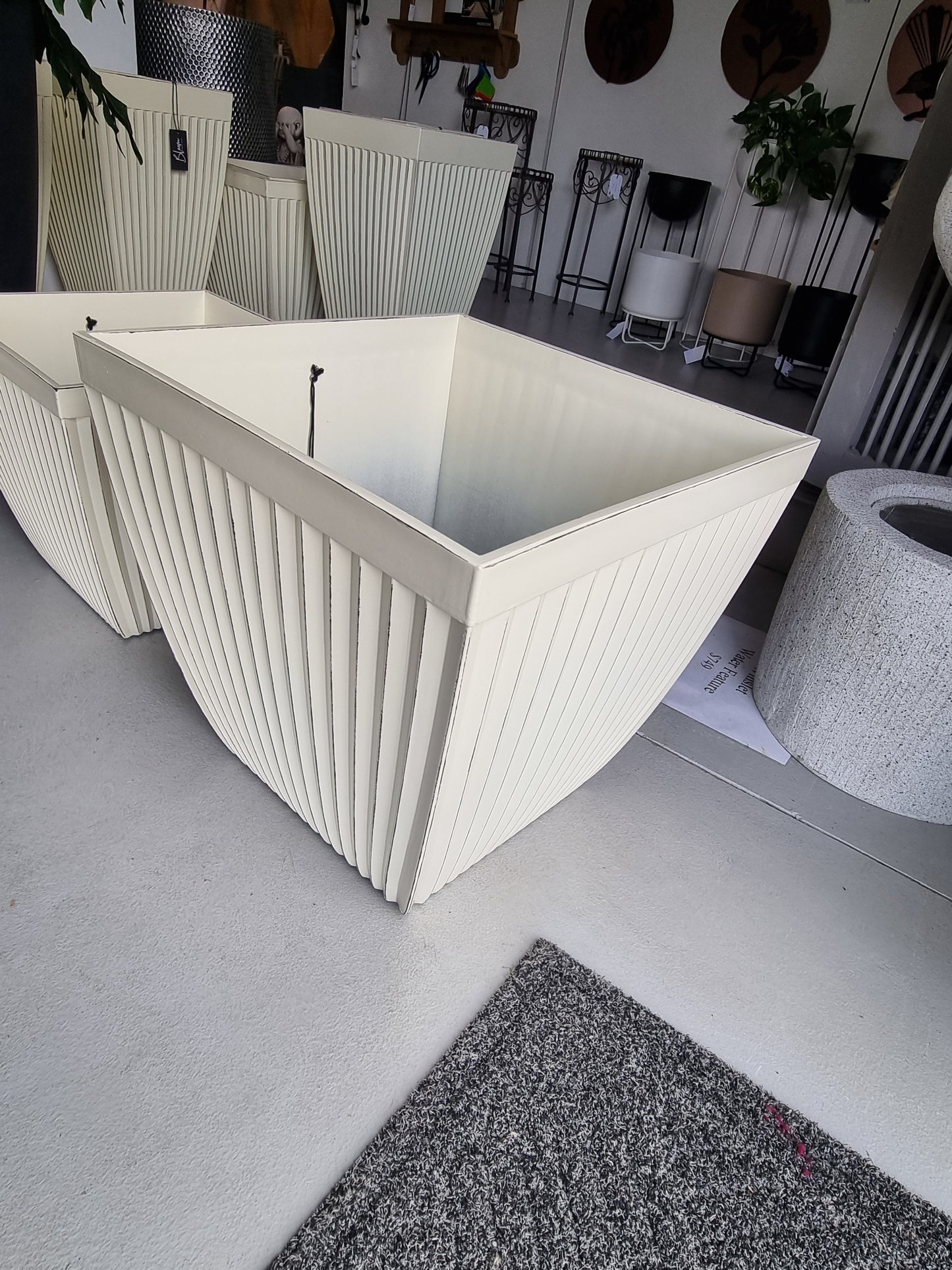 Vintage Square Lite Weight Planters