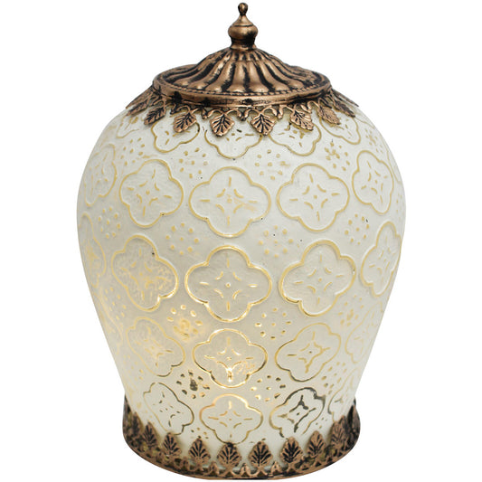 LED Lantern - XL Foil White