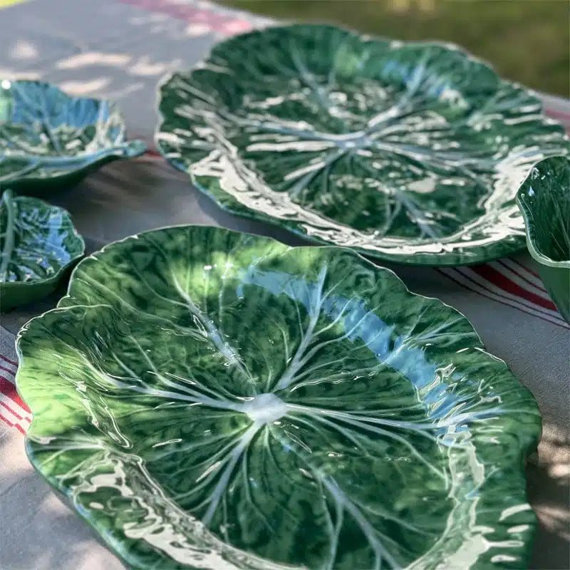 Melamine Cabbage Round Platter Large 40cm