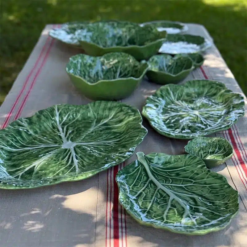 Melamine Cabbage Round Platter Large 40cm