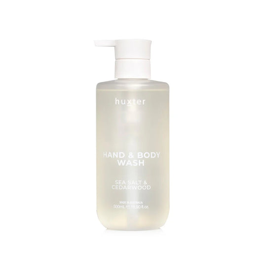 Huxter Hand & Body Wash -  Sea Salt & Cedarwood 500mls