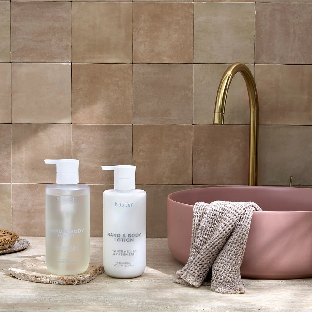 Huxter Hand & Body Lotion -  White Peony & Cashmere 500mls