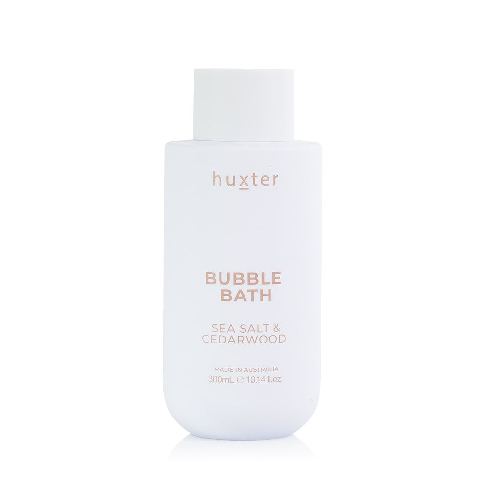 Huxter Bubble Bath - Sea Salt & Cedarwood 300mls