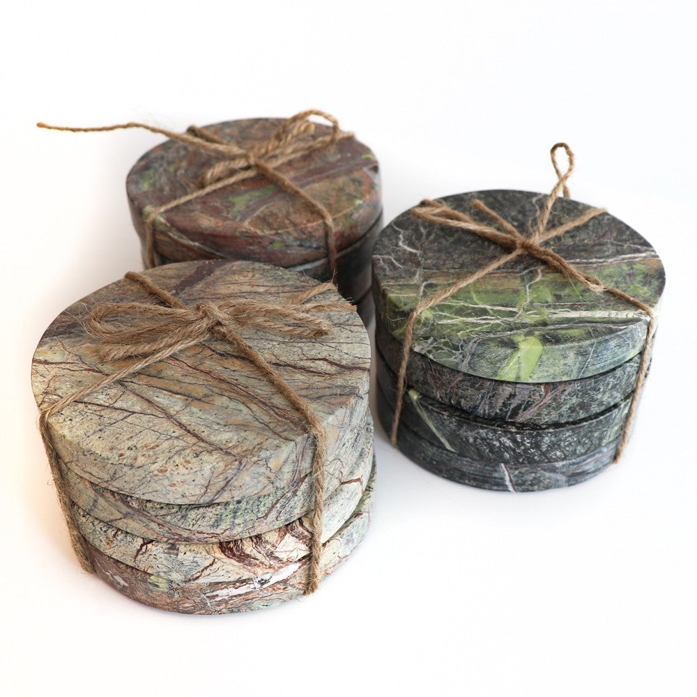 Marble Coasters - Forest
