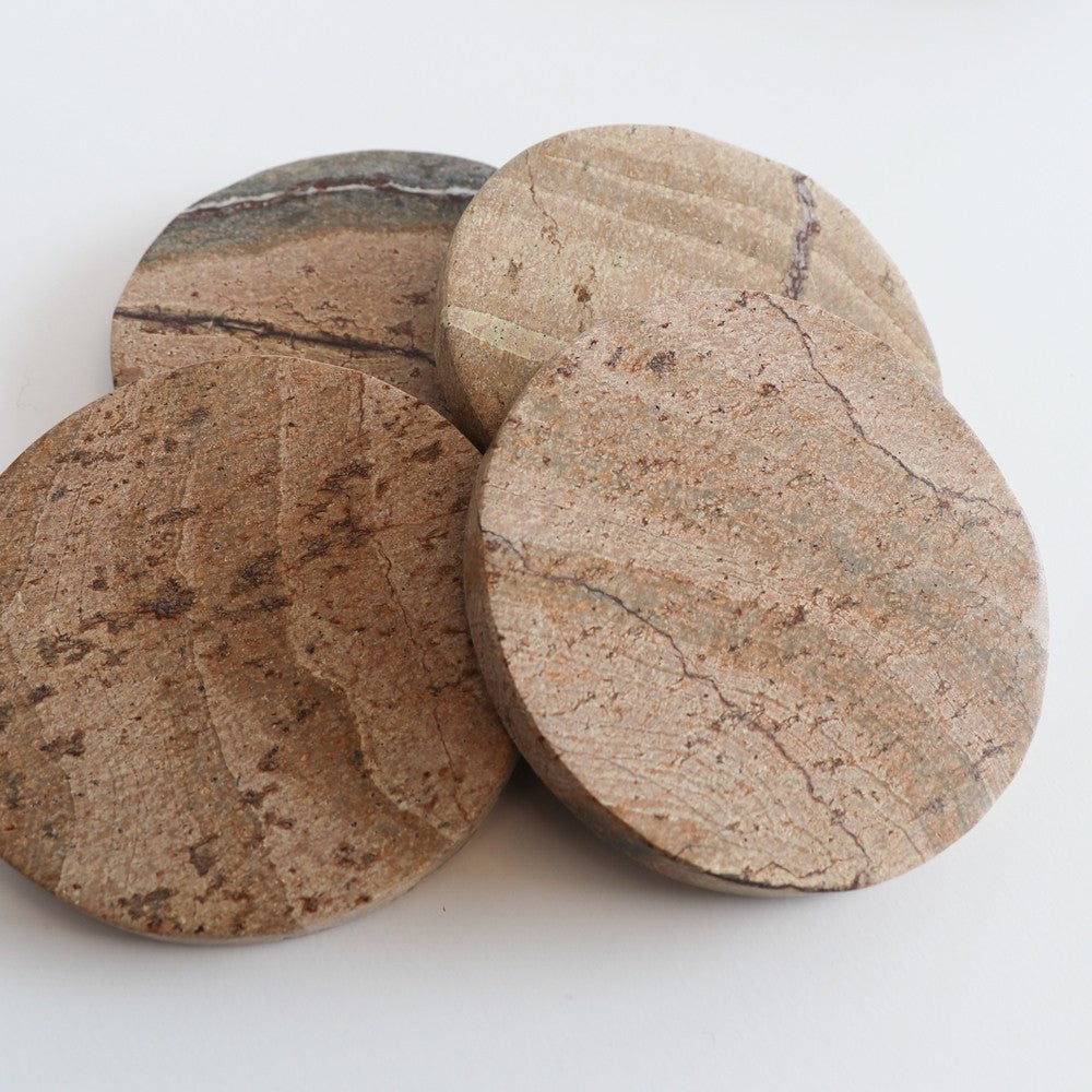 Marble Coasters - Pink Taupe