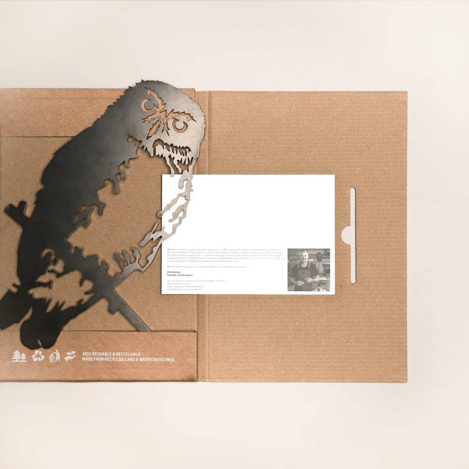 Metal Bird - Ruru Morepork