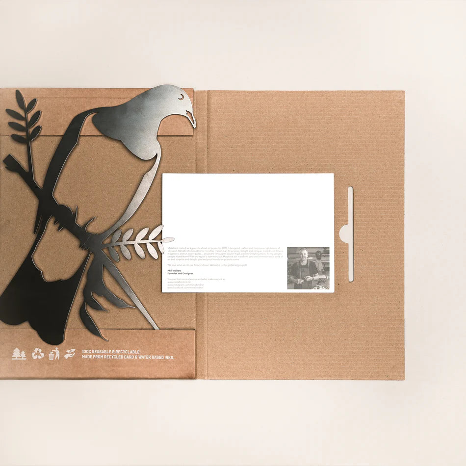 Metal Bird - Kereru Woodpigeon