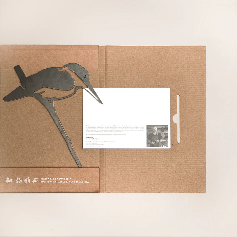 Metal Bird - Kingfisher / Kotare