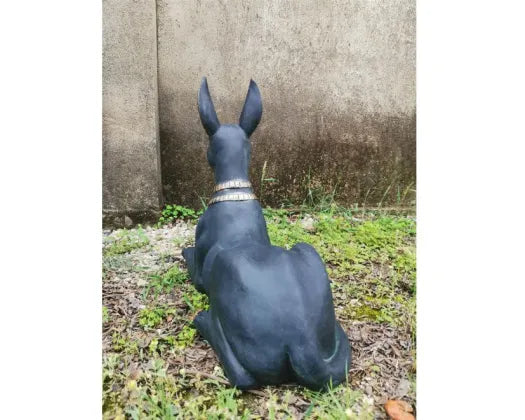 Laying Dog Statue - Outdoor