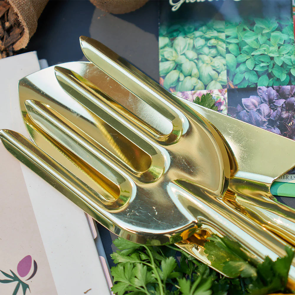 Annabel Trends - Very Fancy Gold Garden Tool Set