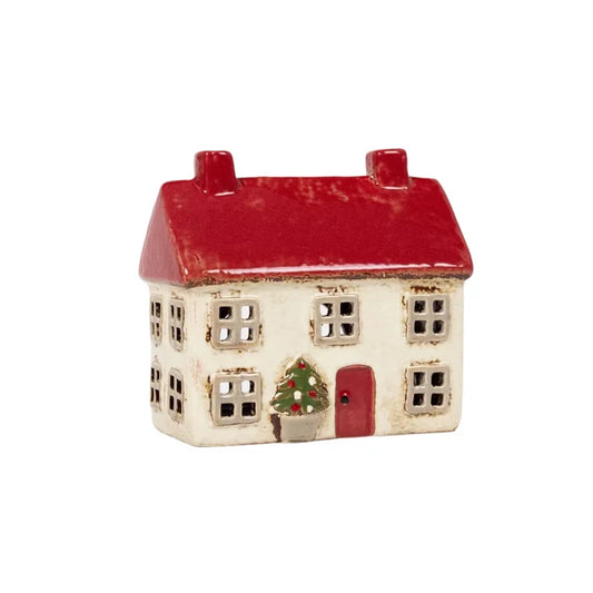 Alsace Christmas Tea Light Cottage - Stone