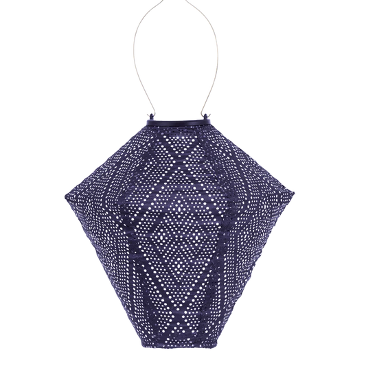 Lumiz Solar Lantern - Diamond 28cm (2 colours Purple and Gold)