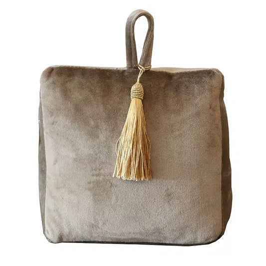 Champagne Velvet Doorstop