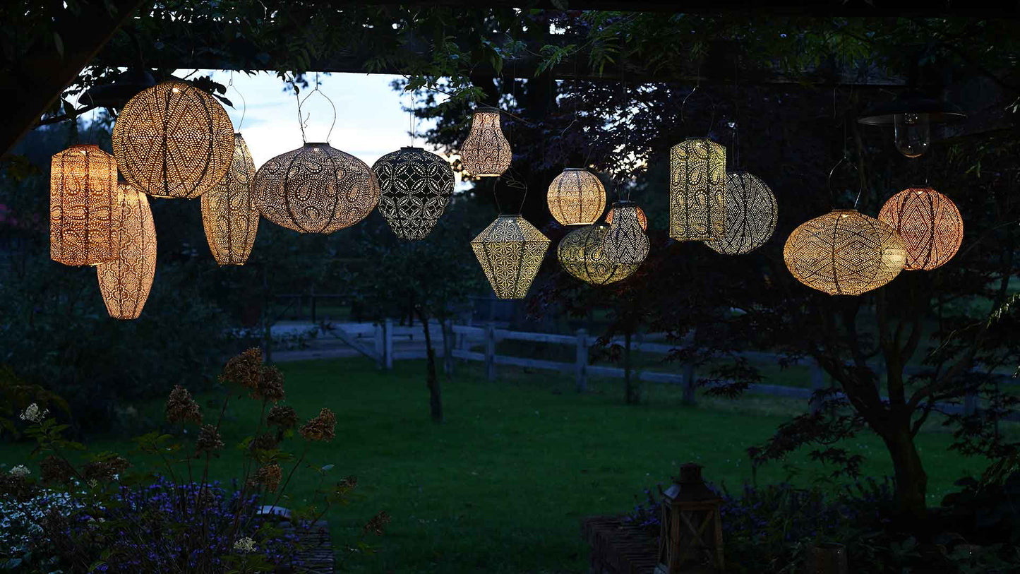 Lumiz Solar Lantern - Long Oval 20cm (5 Colour Options)