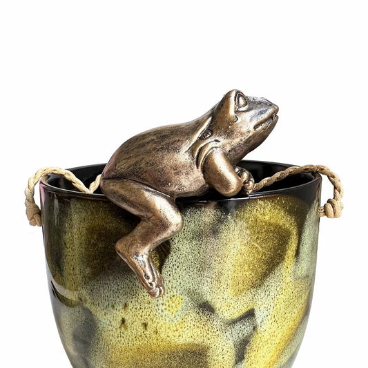 Hanging Frog Pot Decor (Laying)