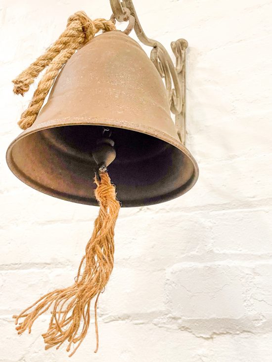 Metal Bell on Jute