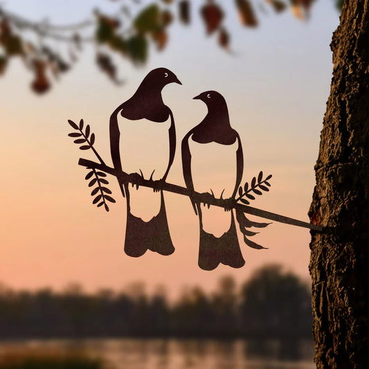 Metal Bird - Kereru Pair