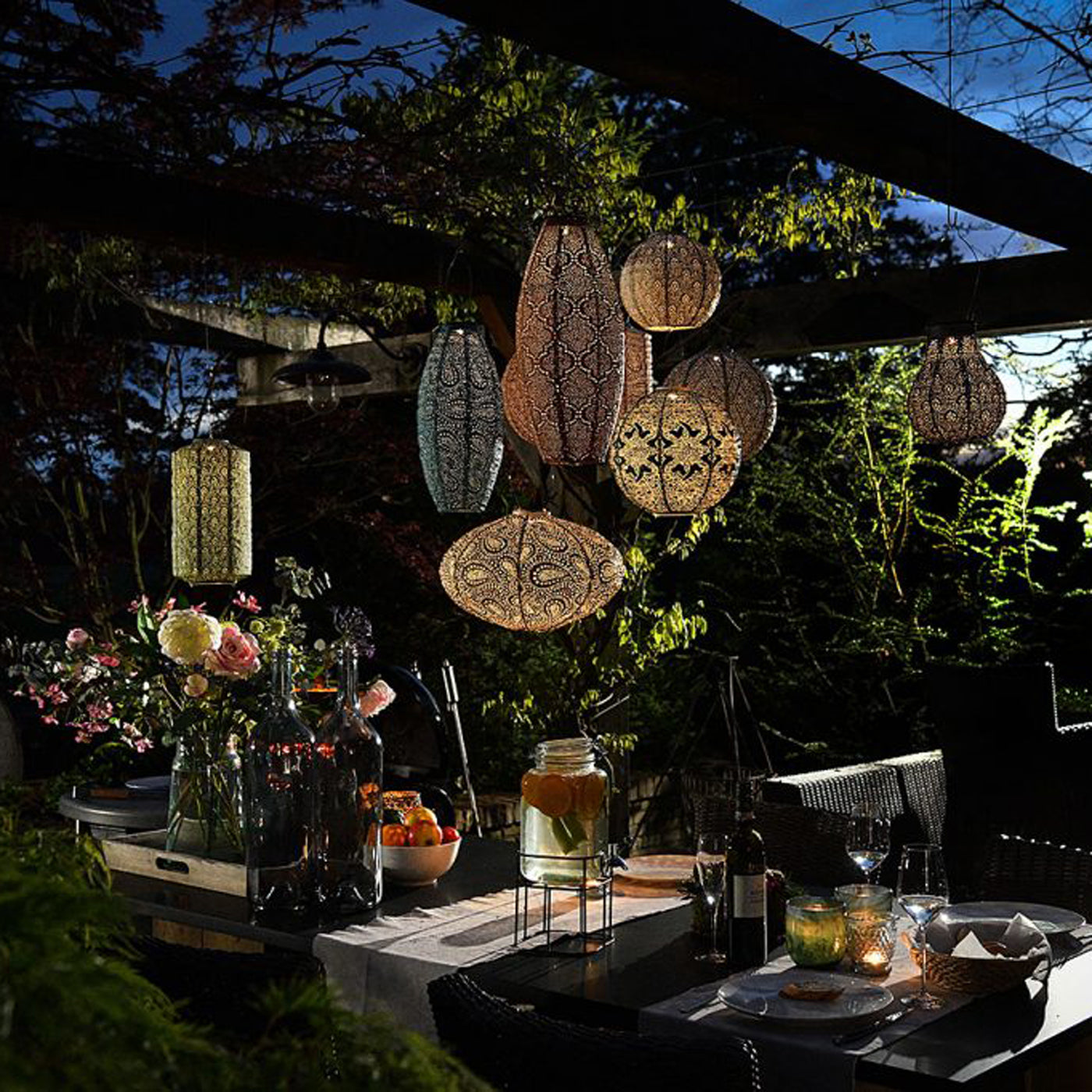 Lumiz Solar Lantern - Long Oval 20cm (5 Colour Options)