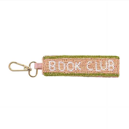 Bookclub Keyring - Beaded