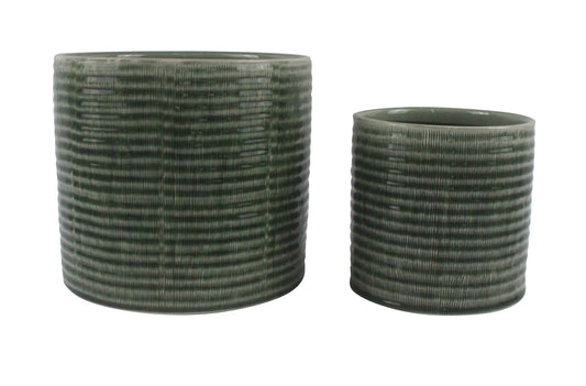 Owen Cylinder Pots - Green