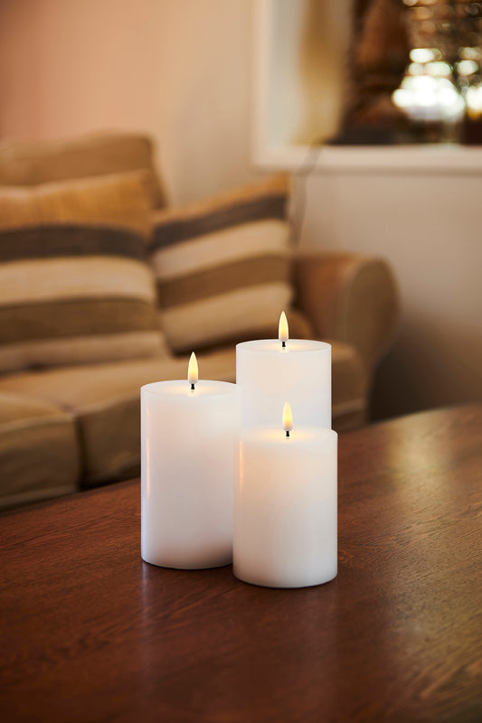 Sirius Sillie Rechargeable Candles & Charge Plate - Set of 3