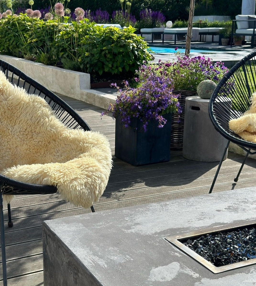 Concrete Round Side Table / Stool 46cm