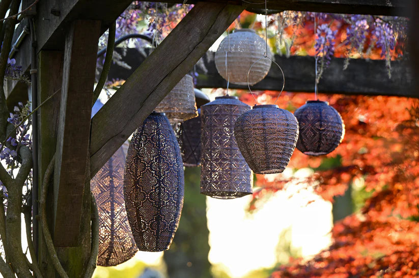 Lumiz Solar Lantern - Balloon 20cm Mauve Purple Folia