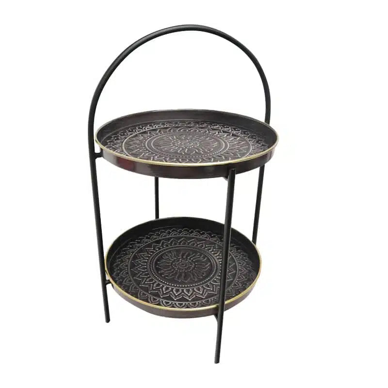Aztec Tiered Stand - Black