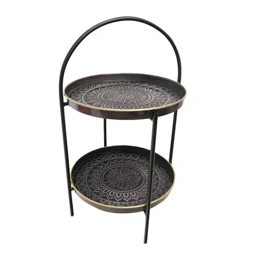 Aztec Tiered Stand - Black