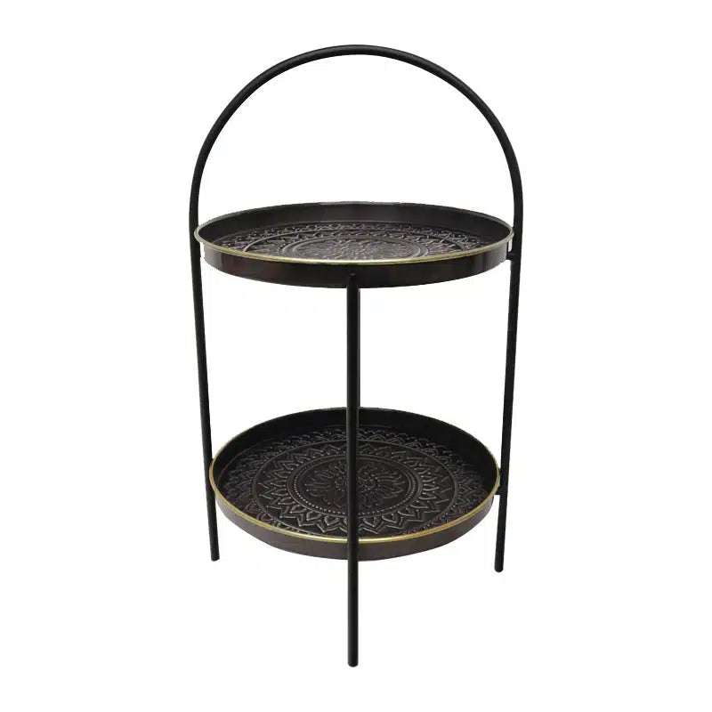 Aztec Tiered Stand - Black