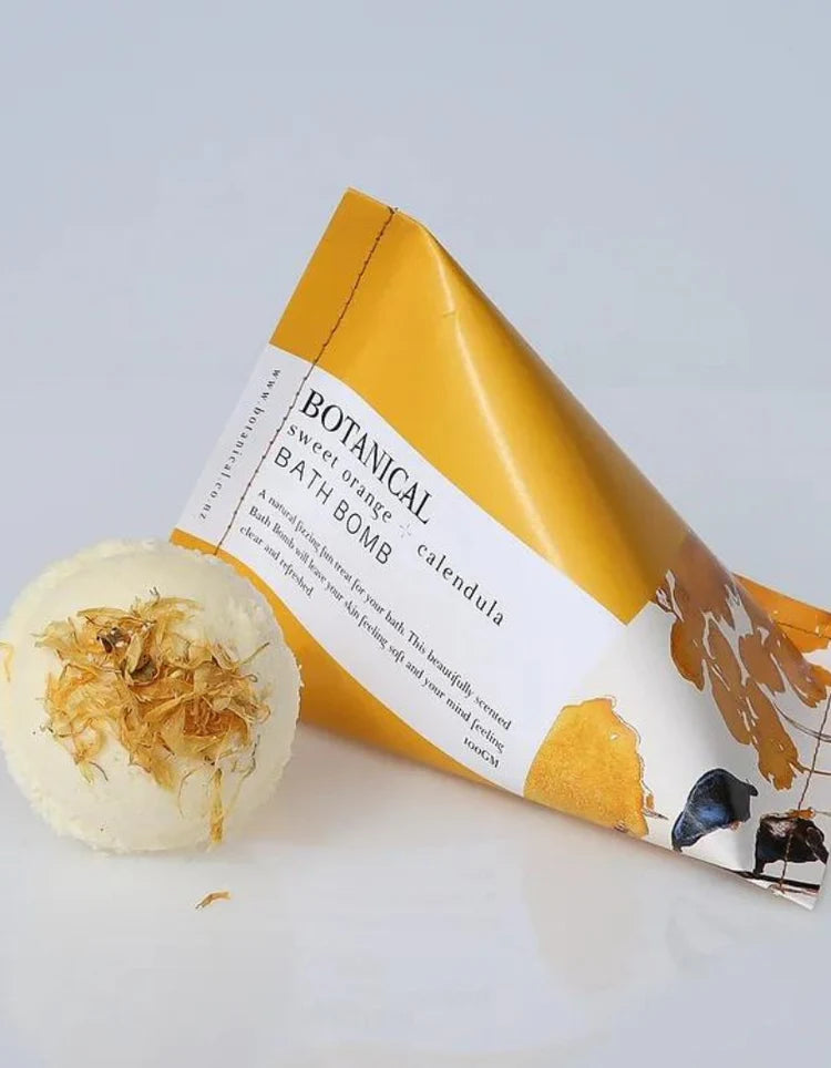 Botanical NZ -  Sweet Orange and Calendula Bath Bomb