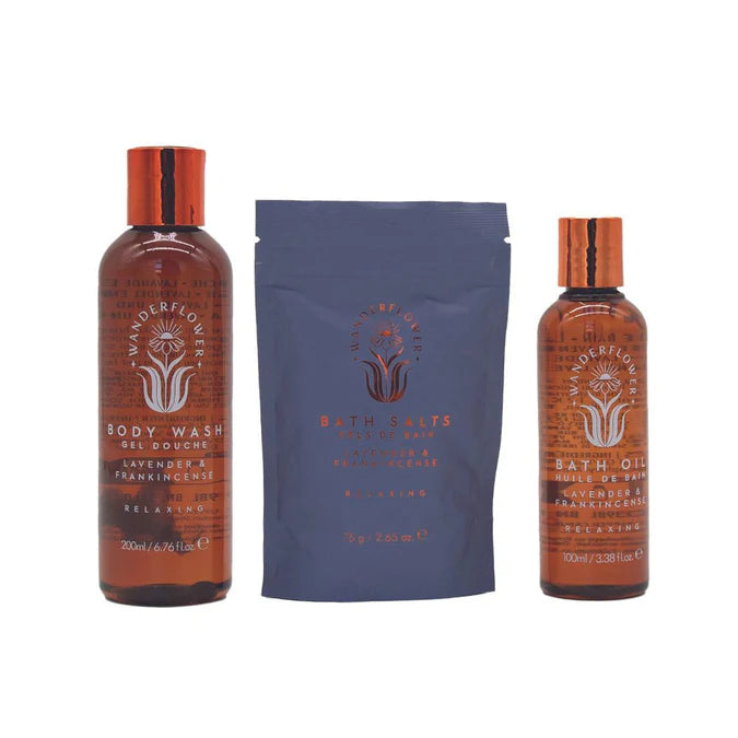 Wanderflower Bathing Rituals Set 3pc