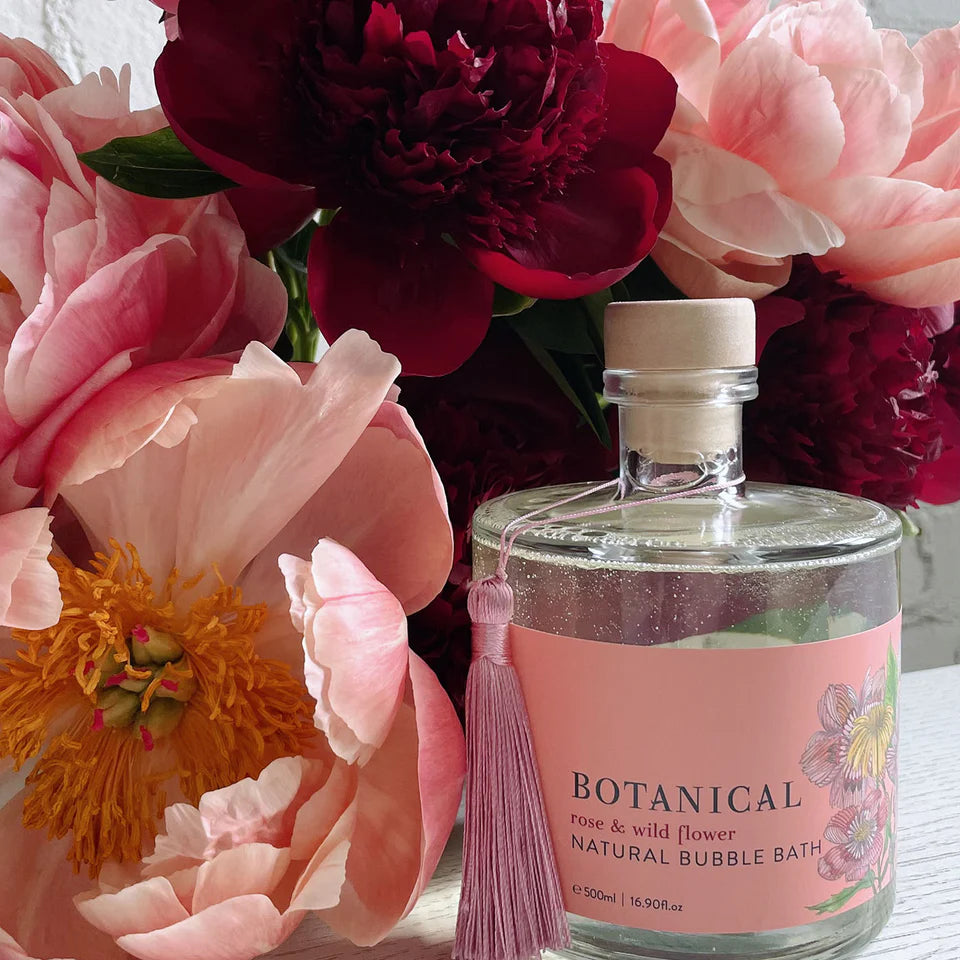 Botanical Bubble Bath - Rose + Wildflower 500mls