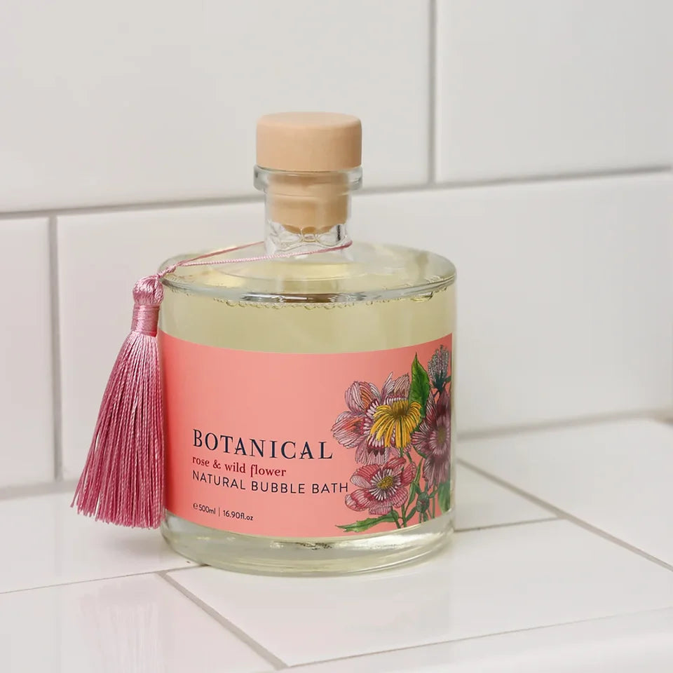 Botanical Bubble Bath - Rose + Wildflower 500mls