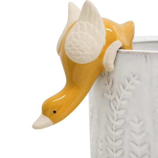 Pot Rim Goose - Yellow