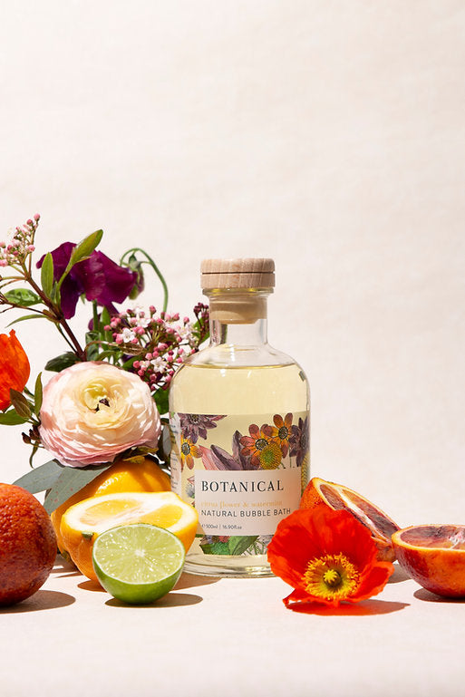 Botanical Bubble Bath - Citrus Flower + Watermint 500mls