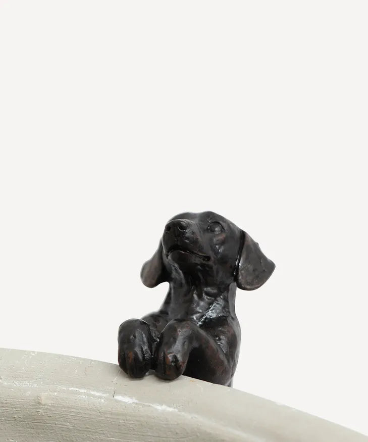 Dachshund Pot Rim Ornament