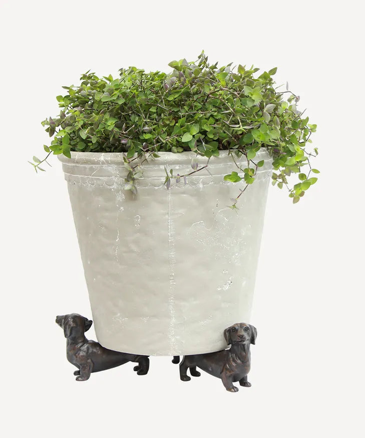 dachshund plant pot feet Dachshund Pot Feet