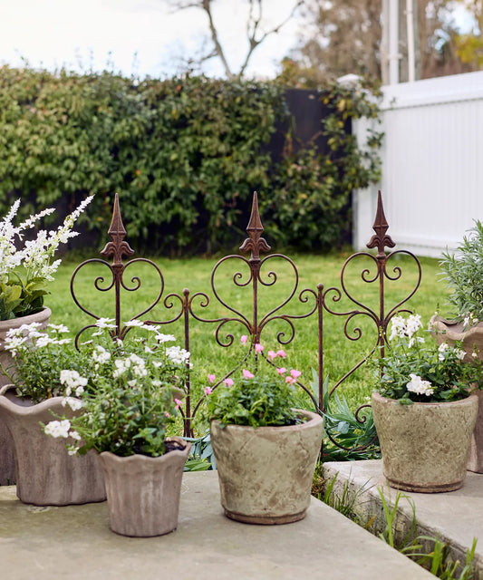 Ornamental Iron Garden Panel Short