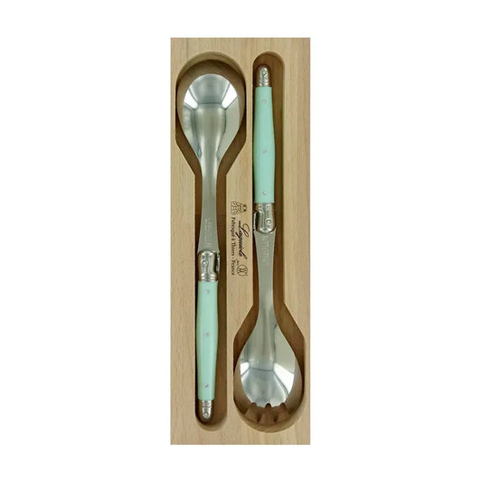 VERDIER Salad Servers - Pale Green
