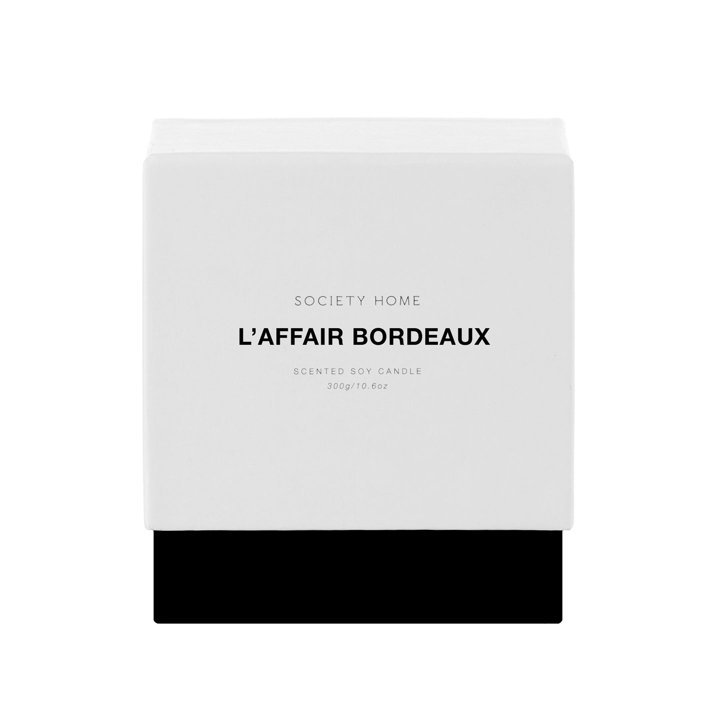 Society Home L'Affair Bordeaux Scented Soy Candle 300g