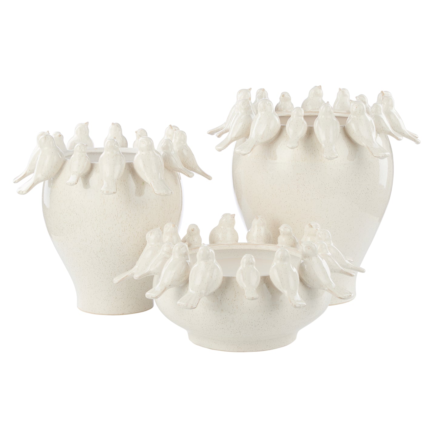 Society Home Rosemary Ceramic Bird Vase