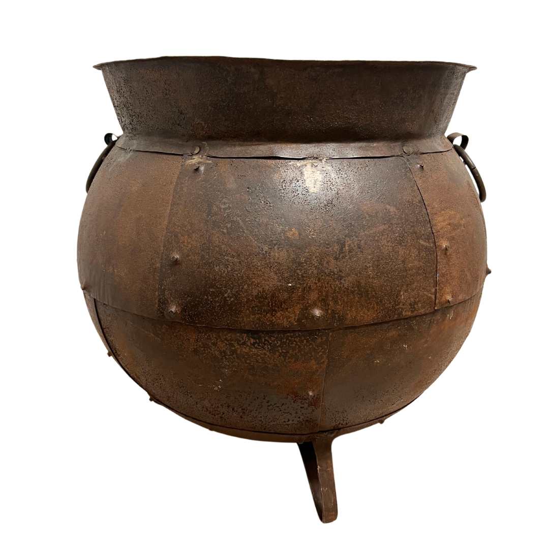 Iron Studded Pot on Stand