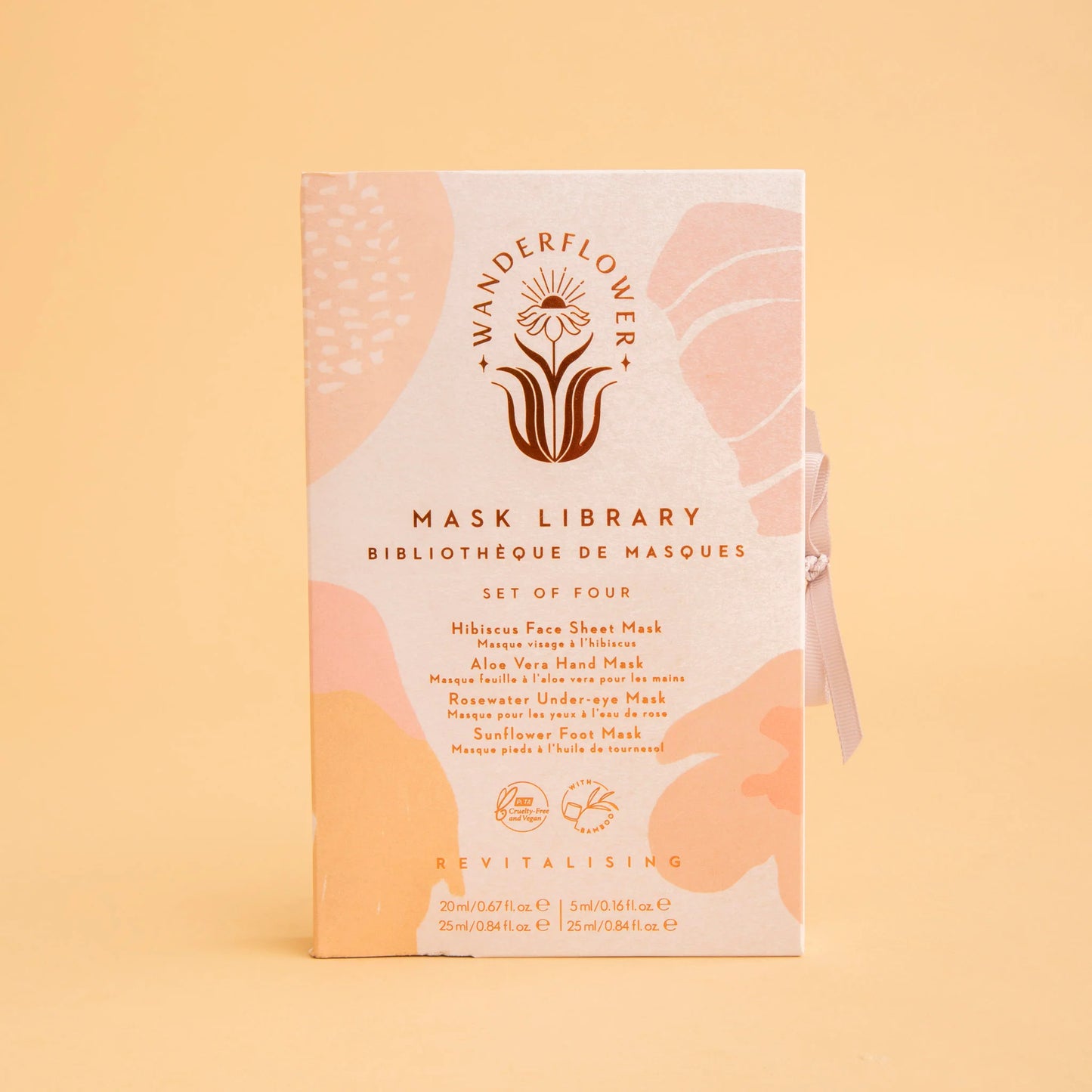 Wanderflower Sheet Mask Library - 4pc