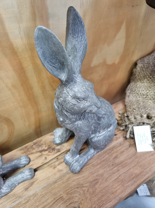 Junior Sitting Country Hare - Grey